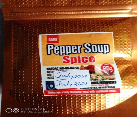 Dare Pepper Soup Spice - 25g
